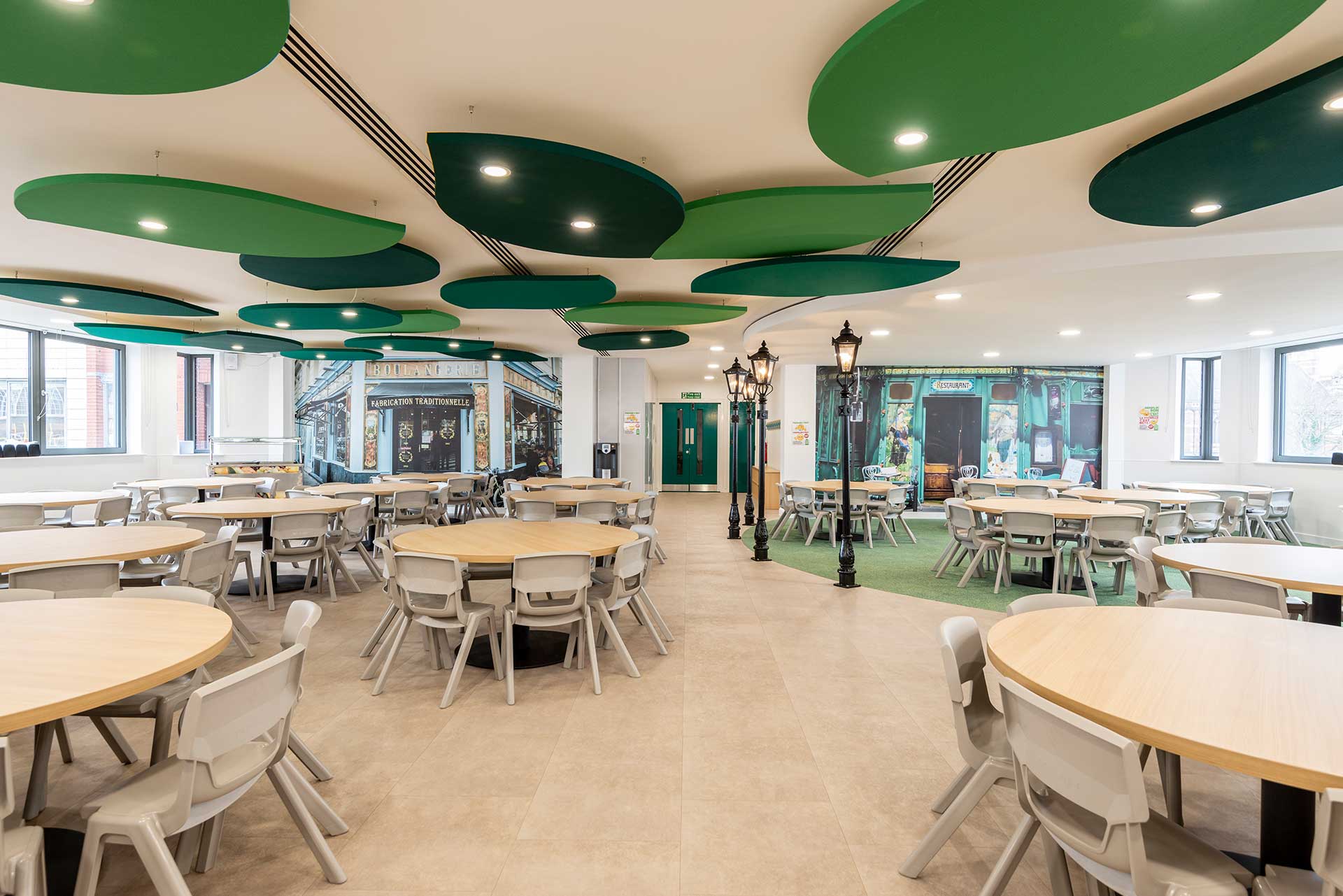 dining room in school