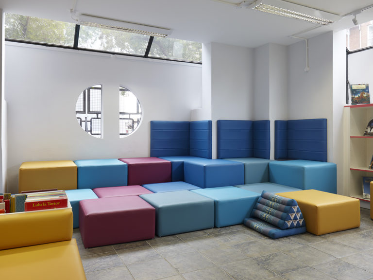 Lycee Francais Library Refurbishment for modern learning experience