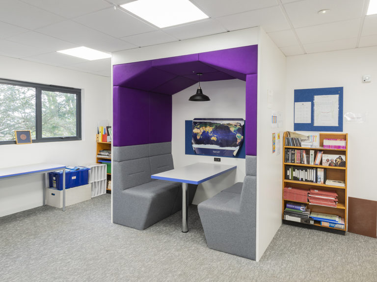 Collaborative classroom design scheme for Beaudesert Park School