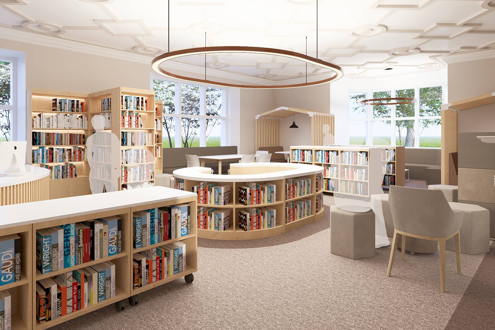 Kingly Library Kingsley School Learning Resource Centre - Envoplan
